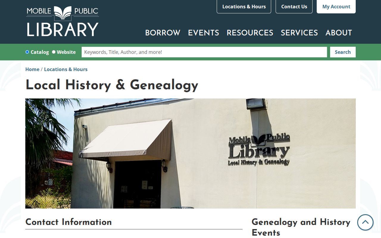 Alabama city directory collections at Mobile Public Libraries local history
